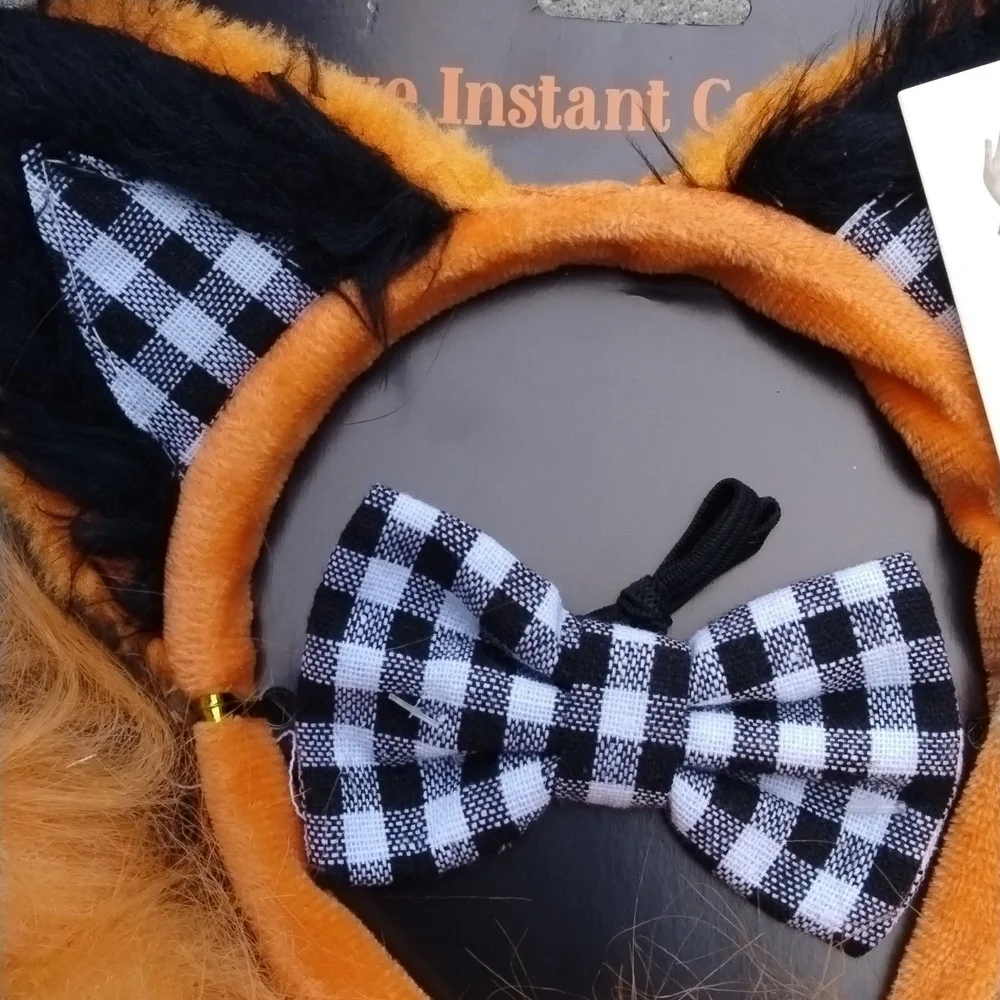 Deluxe Instant Costume Set of 4, cat or fox, set of 4. Costume Party